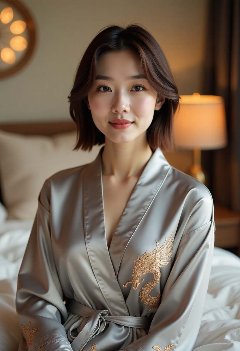 夜色中的住宅窗户